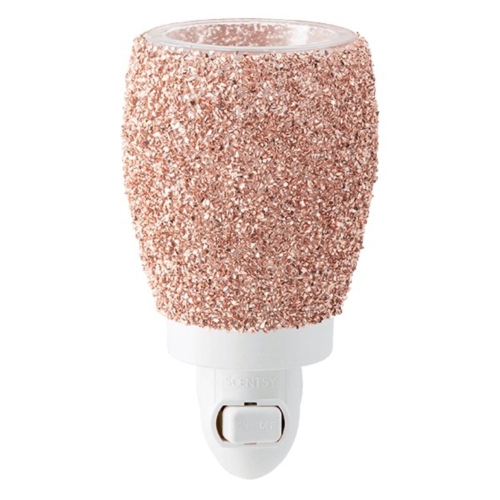 Scentsy Rose Gold Glitter Plug-In Warmer